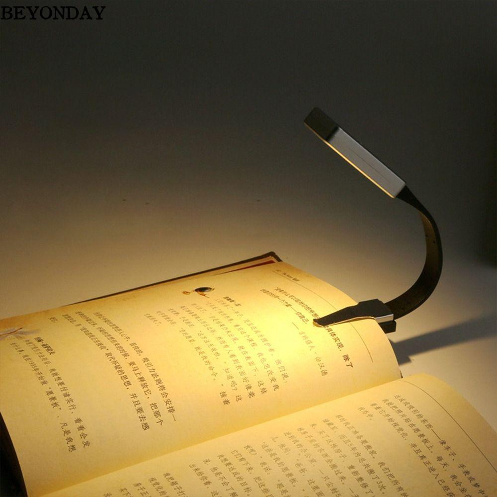 Đèn đọc sách BEYONDAY Di động với kẹp linh hoạt có thể tháo rời Kindle eBook Reader Đèn ngủ
