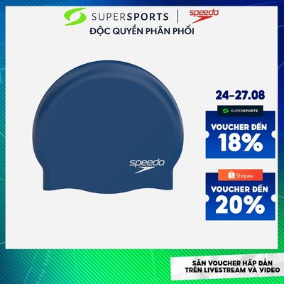 Nón Bơi Speedo Silicone - Xanh Navy - 8-70984004 ADS12