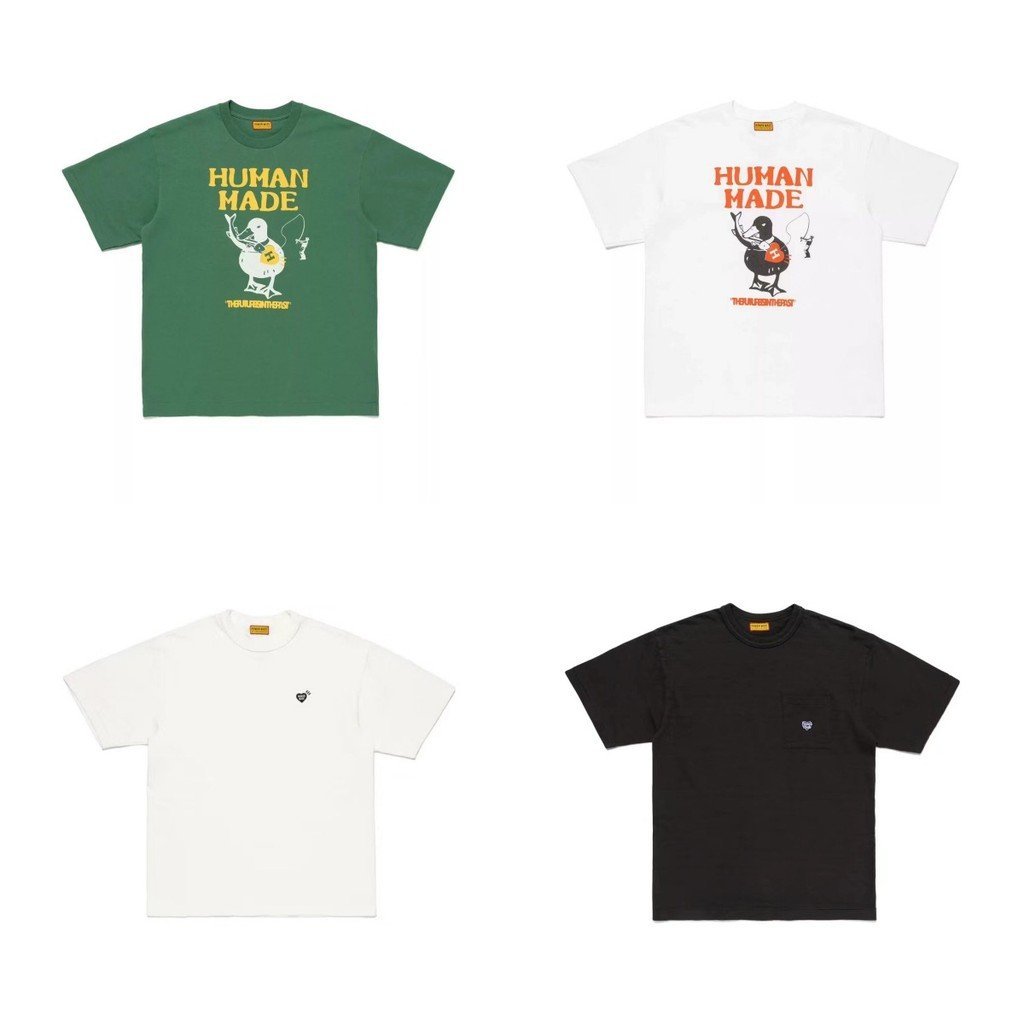 MSHE Spot Goods Daily Order HUMAN HM Home 25SS New Japanese-style bamboo cotton short-sleeve shirt T