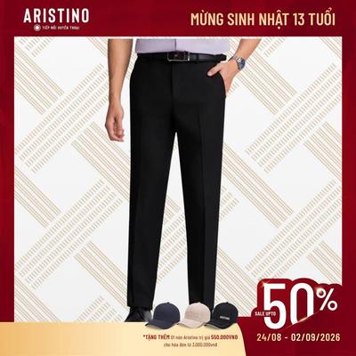 Quần âu nam Aristino Regular Fit công nghệ nếp ly vĩnh viễn cao cấp ATR0390Z