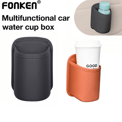 Fonken Đa Năng Ô Tô Cốc Nước Túi Bảo Quản Ghế Sau Bảo Quản Cốc Nước Giá Đỡ Cửa Bên Lưu Trữ Xô Túi