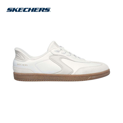 Giày Thể Thao Nữ Skechers Slip-Ins Court Classics Hotshot Perfect Choice - 185412-WNT Air-Cooled Memory Foam