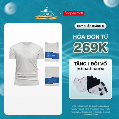 Áo T-shirt mặc nhà nam Jockey cotton CVC - J4151