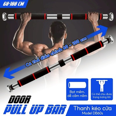 {DB80-130cm } BG -Xà đơn treo tường gắn cửa độ dài tùy chỉnh cao cấp tập thể dục tại nhà