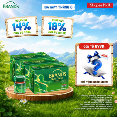 Combo 3 Nước cốt gà BRAND'S Vị Truyền Thống (70 ml x 6 lọ)