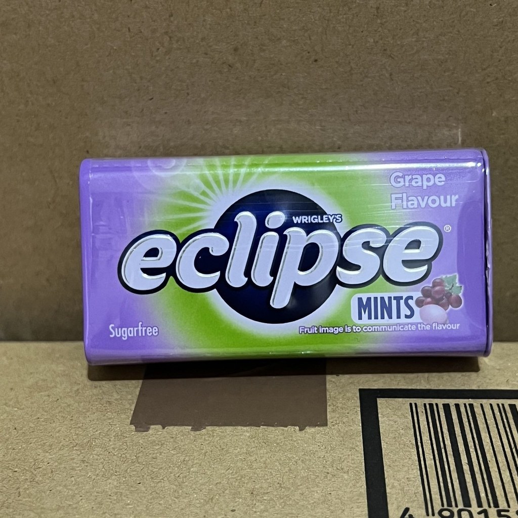 Hồng Kông Nhập Khẩu ECLIPSE ECLIPSE Kẹo Bạc Hà Không Đường Nhai Kẹo Cao Su Dưỡng Ẩm Họng Hơi Thở Tươ