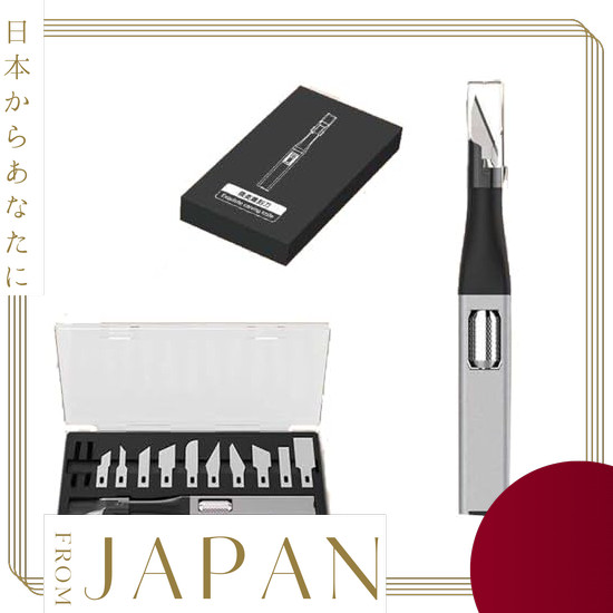 【Direct From JAPAN】 Carving Knife Replacement Blades (Set of 10) Design Knife, Art Knife, Craft Knif