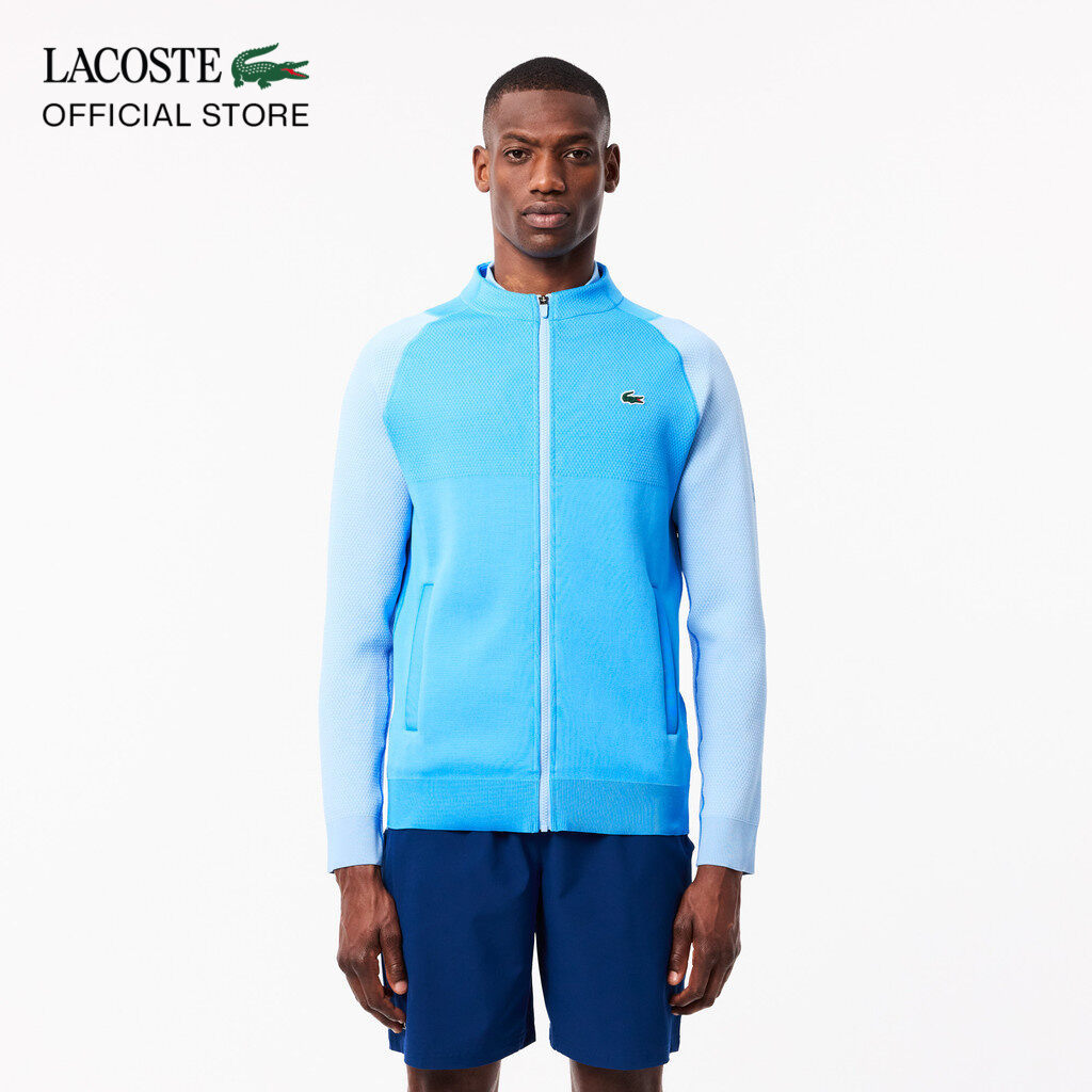 Áo Nỉ Tennis Lacoste Nam Lacoste X Novak Djokovic Chất Liệu Jacquard