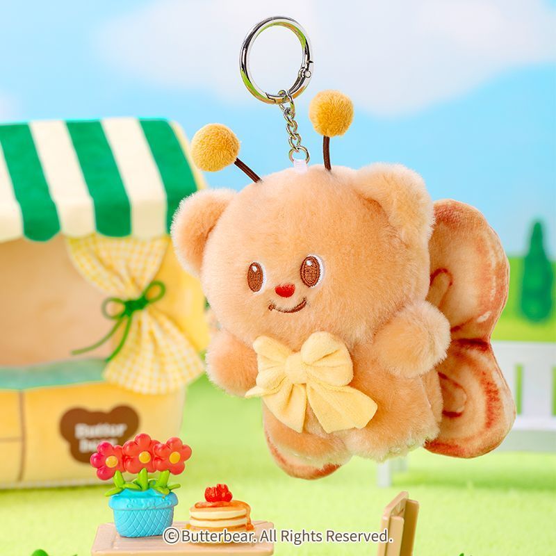2026 Sản Phẩm Mới Butterbear Butterbear Butterbear Butterbear Sang Trọng Mặt Dây Chuyền Túi Móc Khóa