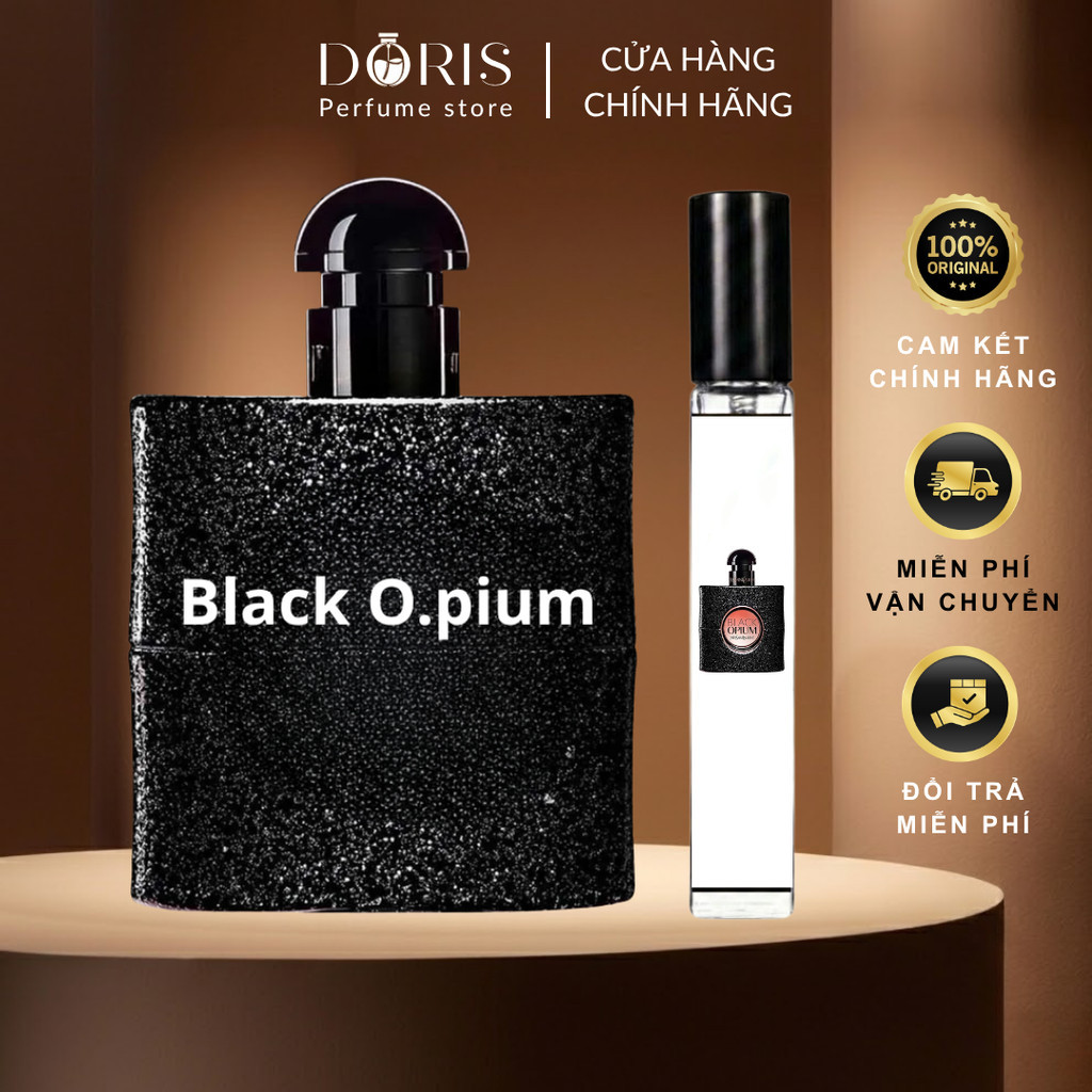 [Chính hãng] Nước hoa nữ chiết 10ml Black Opium EDP Norrisperfume quyến rũ, sang trọng