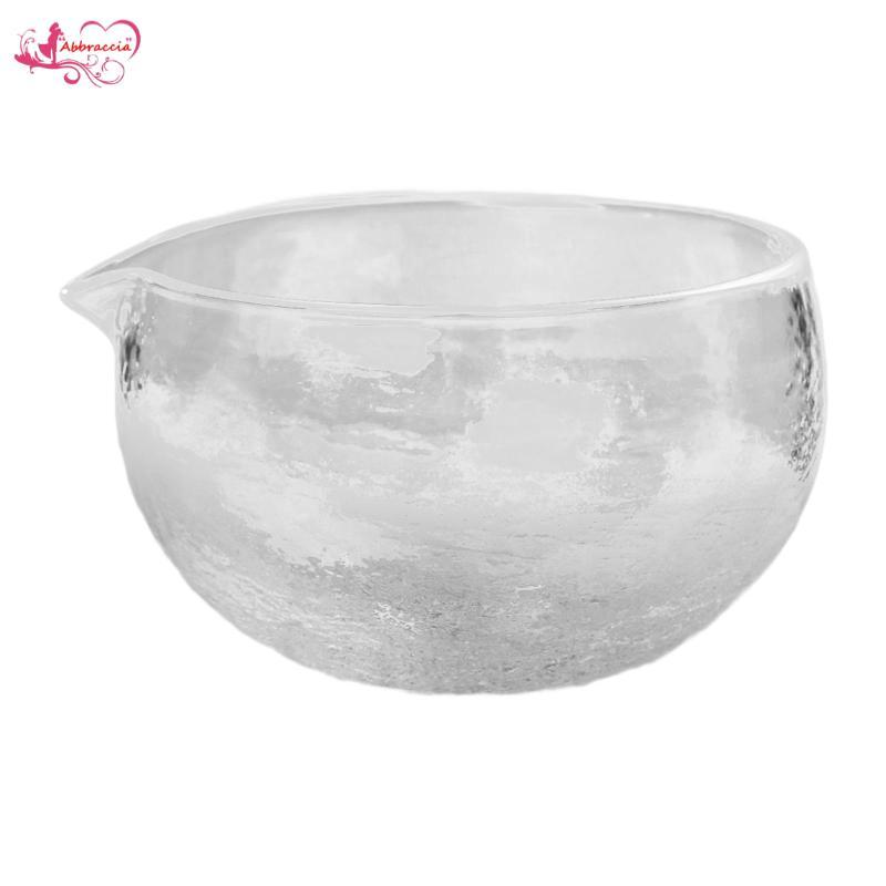 Bát Matcha thủy tinh Lễ Matcha Chawan có vòi Quà tặng Nhật Bản Trà xanh chịu nhiệt Chawan cho bữa ti