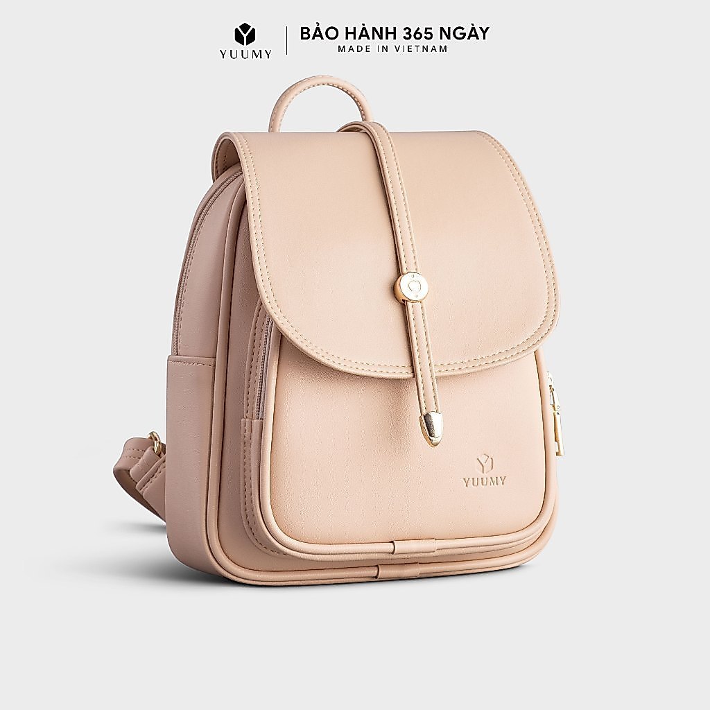 Balo Yuumy (Thời trang nữ cỡ trung nắp gập - Balo da Seasand YBA48) Bagsmart