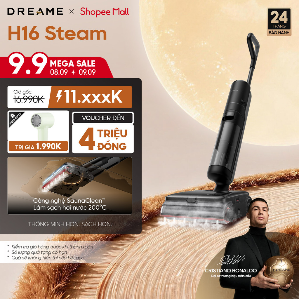 Dreame H16 Steam/ H16 Pro Steam/ H16 Pro Triforce Máy hút bụi lau sàn không dây| Lau sàn hơi nước 20