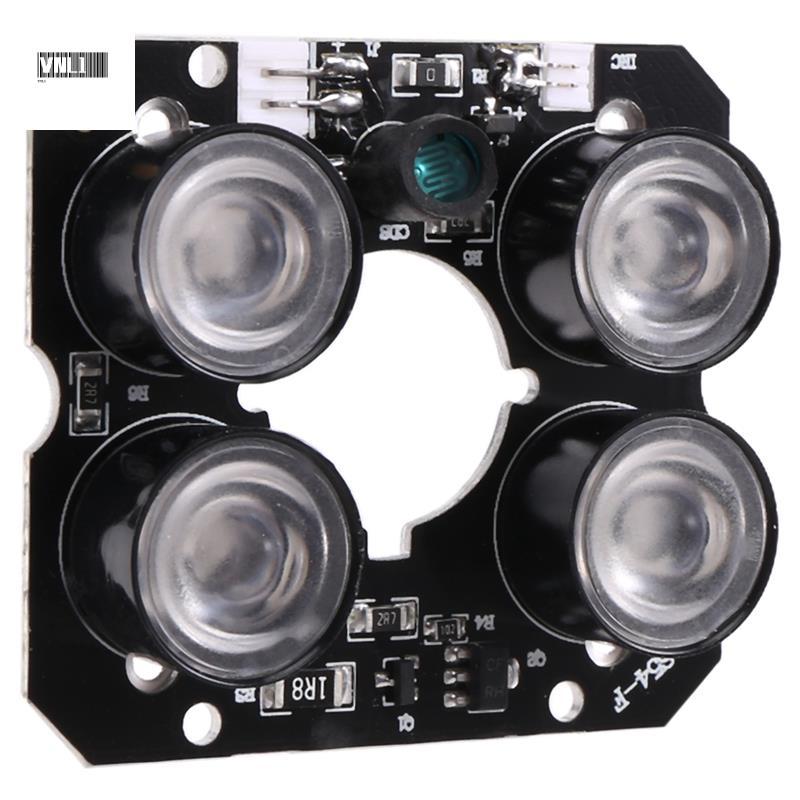 4 mảng IR led Spot Light Hồng ngoại 4x Bảng LED IR cho camera quan sát tầm nhìn ban đêm (đường kính 