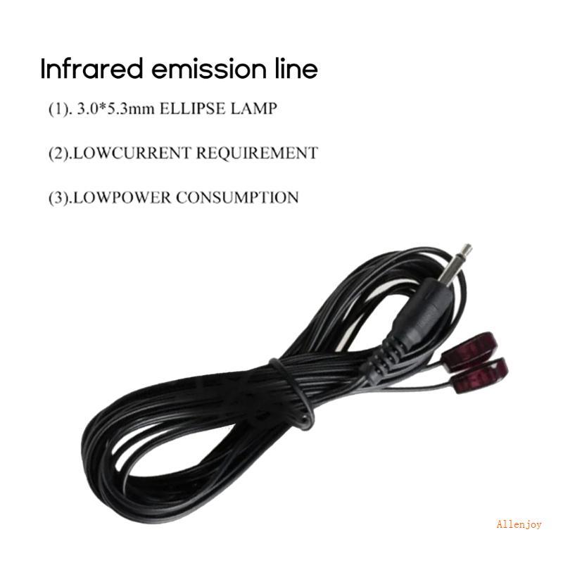 JOY 3 5mm Dual IR Hồng Ngoại Điều Khiển Từ Xa Thu Dây Nối Dài Cáp Cho Bộ Mở Rộng Repeater Hệ Thống I