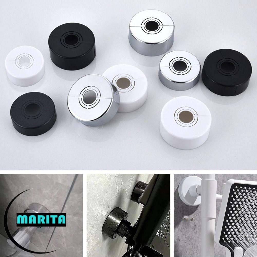 Vỏ vòi hoa sen MARITA, Vỏ trang trí vòi có thể điều chỉnh ABS, Mạ mặt bích tường hữu ích Phụ kiện vò
