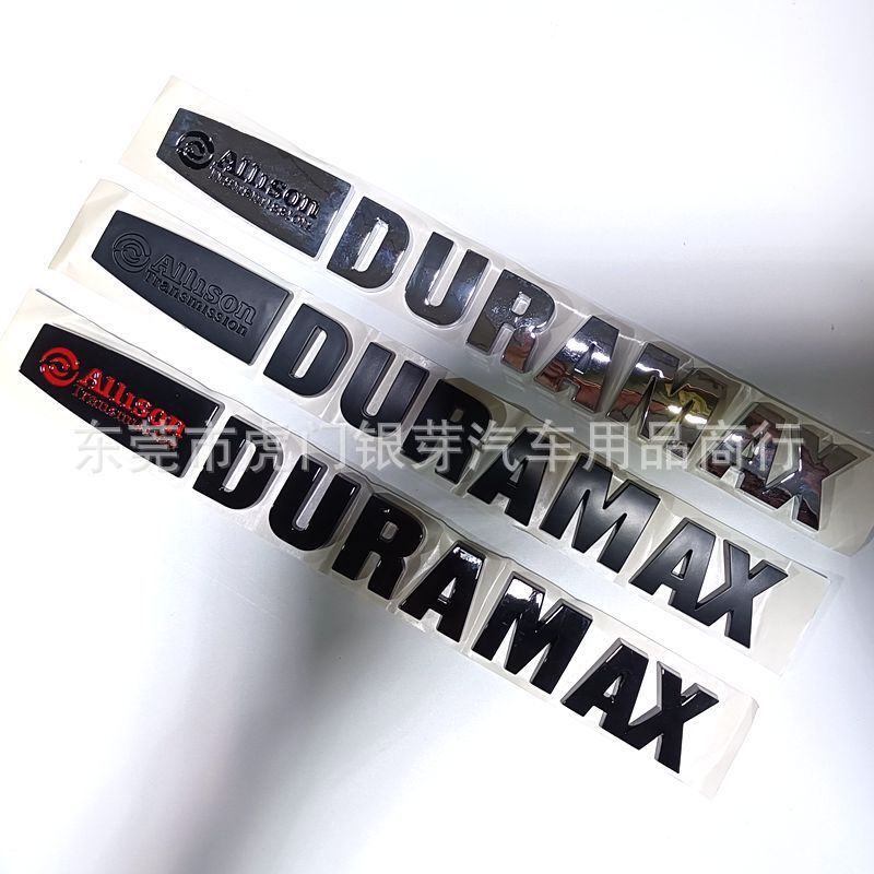 Thích hợp cho Chevrolet GMC Logo xe sửa đổi DURAMAX Pickup Dán nhãn 3D Stereo Car Logo
