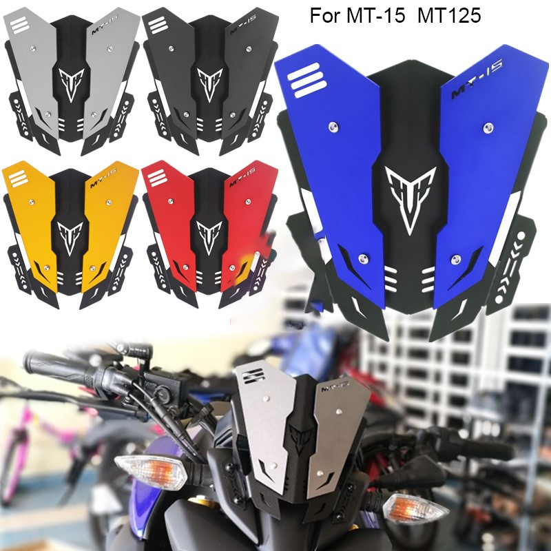 Dành Cho Xe Máy Yamaha Kính Chắn Gió Kính Chắn Gió Kính Chắn Gió Chống Gió Hood MT15 MT-15 MT125 MT-