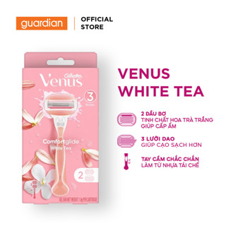 Dao Cạo Nữ Gillette Venus Hương Hoa Trà Trắng - Hộp 1 Cán & 2 Lưỡi 