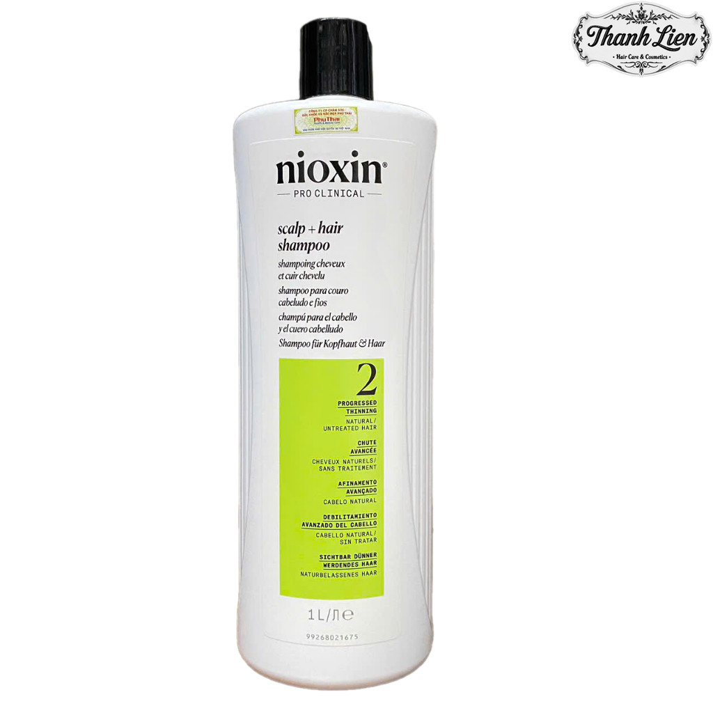[ LT ] Dầu gội chống rụng tóc Nioxin System 2 Shampoo 1000ml