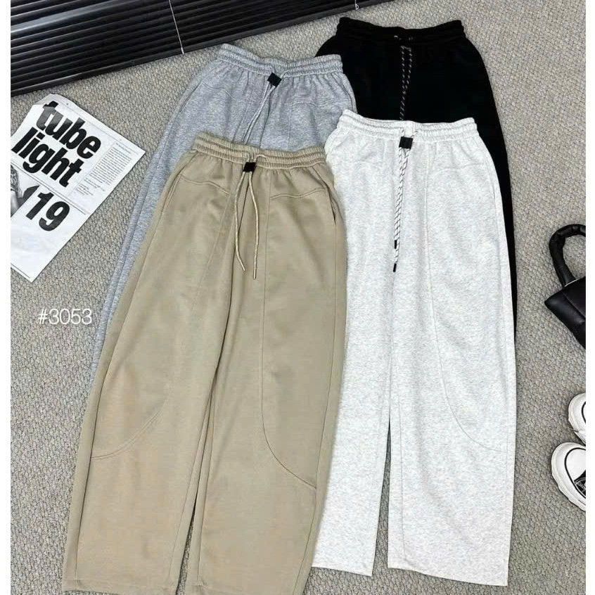 Quần Dài Nữ Cạp Thun Có Dây Rút Điều Chỉnh Dáng Trẻ Trung Năng Động D666