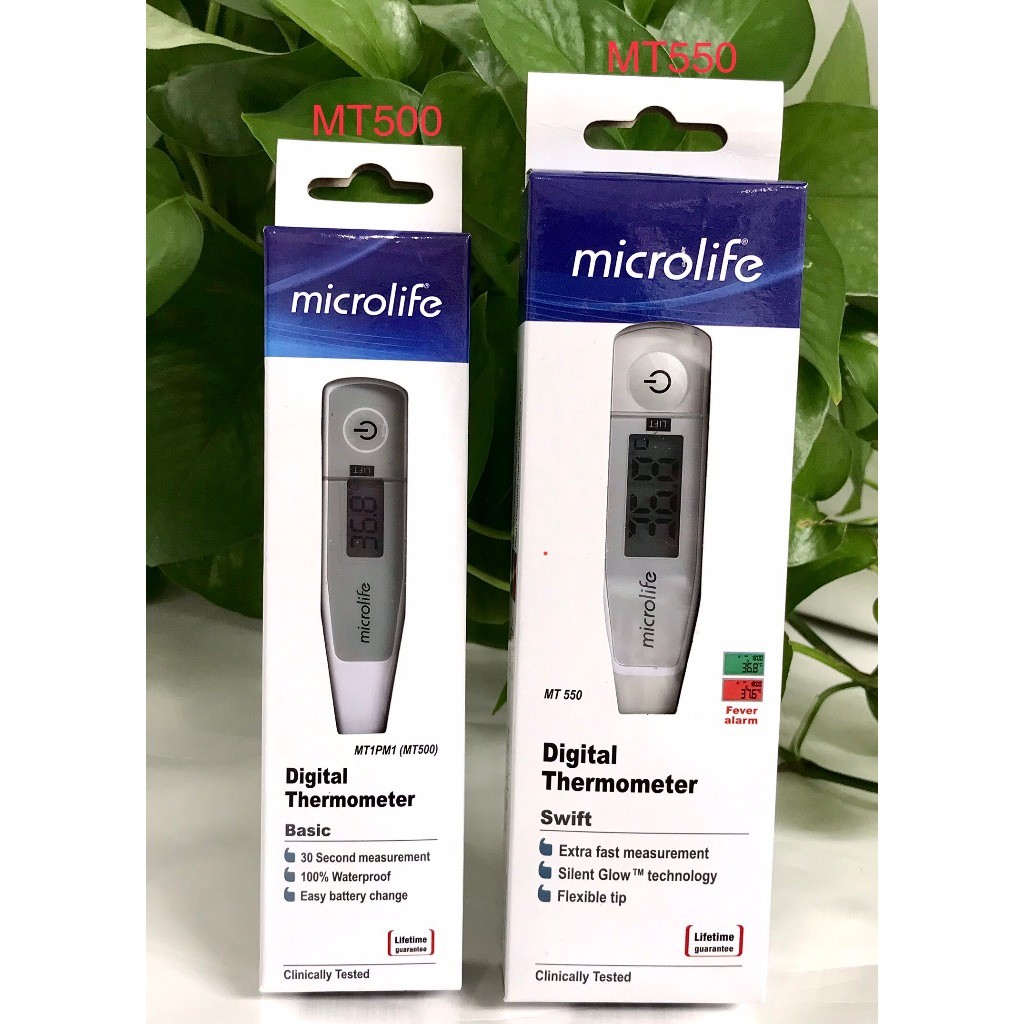 Nhiệt kế điện tử đo thân nhiệt Microlife MT 500, sale hết có ít