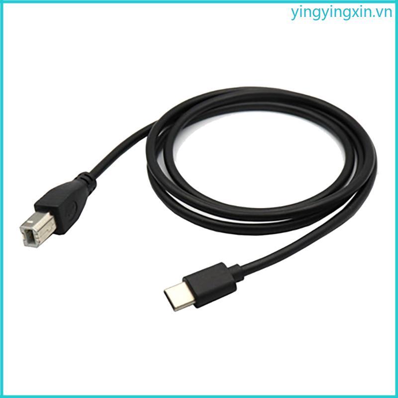Cáp máy in YIN USB C sang USB B cho máy quét Bộ điều khiển MIDI Bàn phím MIDI