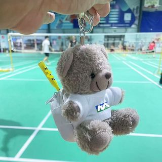  Gấu Nhỏ Mini Cầu Lông Vợt Ba Lô Mặt Dây Chuyền Quà Tặng Cho Trận Đấu Bóng Quà Tặng Giải Thi Đấu Y25103010 