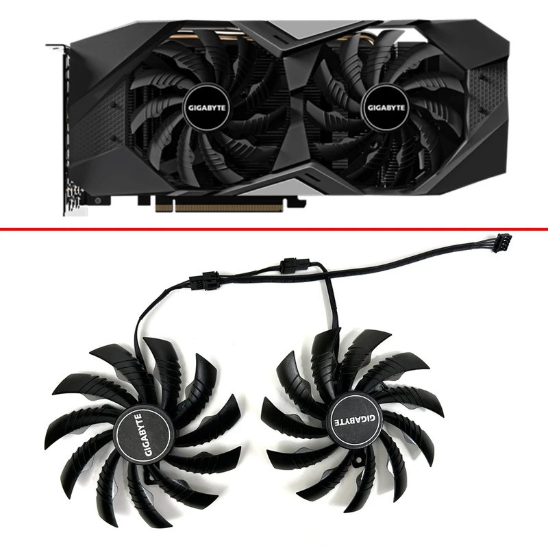 I [NEW 95MM 4PIN PLD10010S12HH GTX1660Ti GTX 1650 Dành Cho Gigabyte RTX2070 RTX 2060 SUPER 2070 Quạt