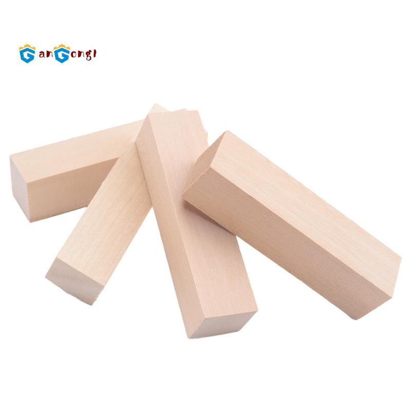 Basswood Khắc Gỗ Khoảng Trống Tự Nhiên Gỗ Balsa Khắc Khối Gỗ Chưa Xử Lý Khắc Khối Khắc Khoảng Trống 