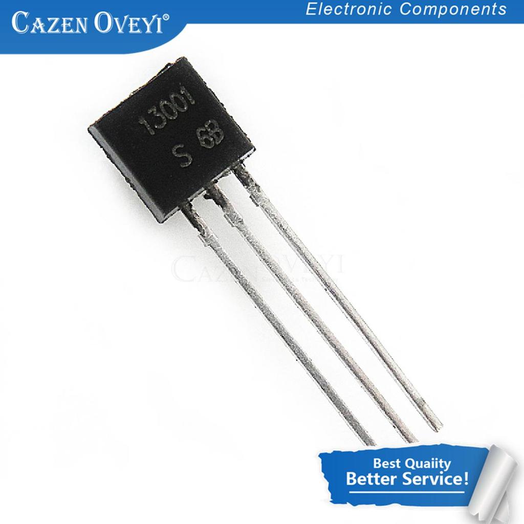 100 Cái / lốc MJE13001 TO-92 13001 TO92 E13001 triode transistor Còn Hàng