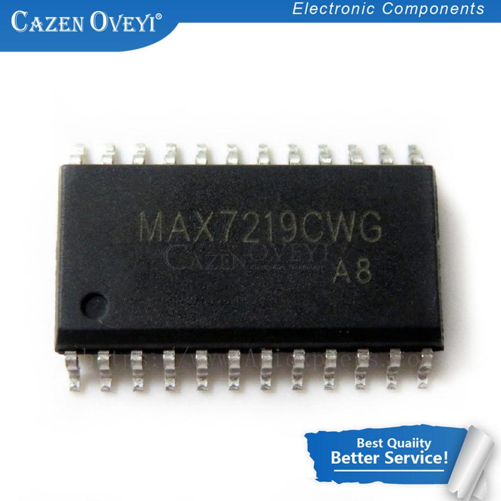 10 Cái / lốc MAX7219CWG MAX7219EWG MAX7219 SOP24 Trình Điều Khiển Màn Hình LED Còn Hàng