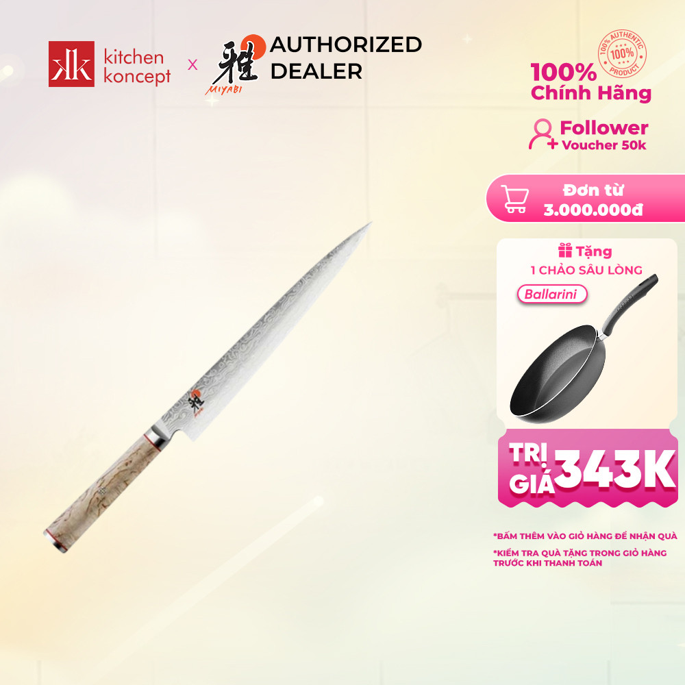 Dao Sujihiki 5000MCD MIYABI - 24cm