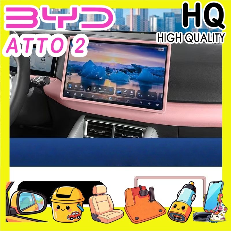 [SẴN SÀNG] Bộ vỏ bảo vệ màn hình BYD ATTO 2 atto 2 byd (2026-Now) Phụ kiện trang trí ô tô khung sili