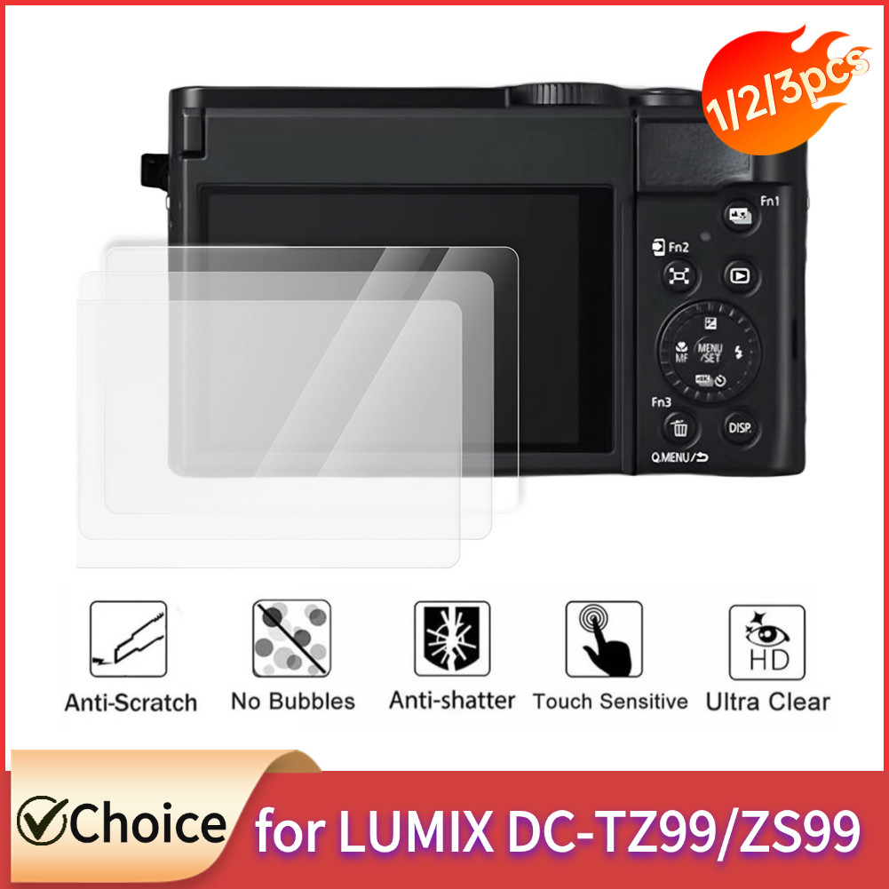 3 Miếng Dán Kính Cường Lực 9H Cho Panasonic LUMIX-S5-II-X LUMIX-S5-II LUMIX-S5 LUMIX-S9 LUMIX-FZ1000