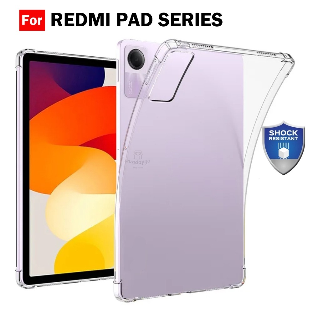 Dành cho Xiaomi Redmi Pad SE 11 | Pad SE 8.7 Túi khí chống sốc Tab Vỏ mềm Tpu trong suốt