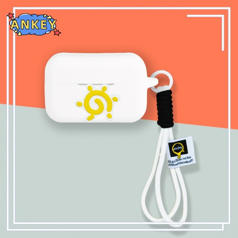 Compatible with MOONDROP Pudding Silicone Bluetooth earphone case Cartoon pattern Protective Shockpr