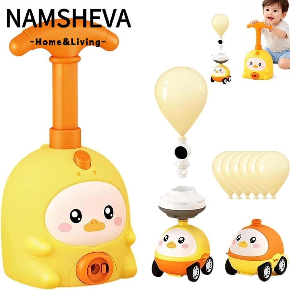 Đồ chơi ô tô bóng bay NAMSHEVA, Đồ chơi phóng bóng vịt vịt, Con dấu giáo dục khoa học Bóng bay động 