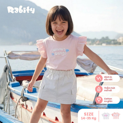   Áo thun ngắn tay kiểu bé gái Rabity 903.026