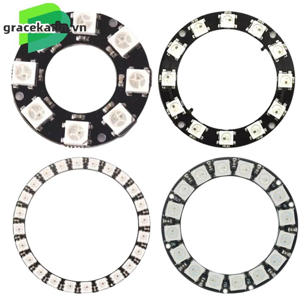Board Development Board LED Ring RGB Plate RGB LED Ring WS2812 5V Built-in