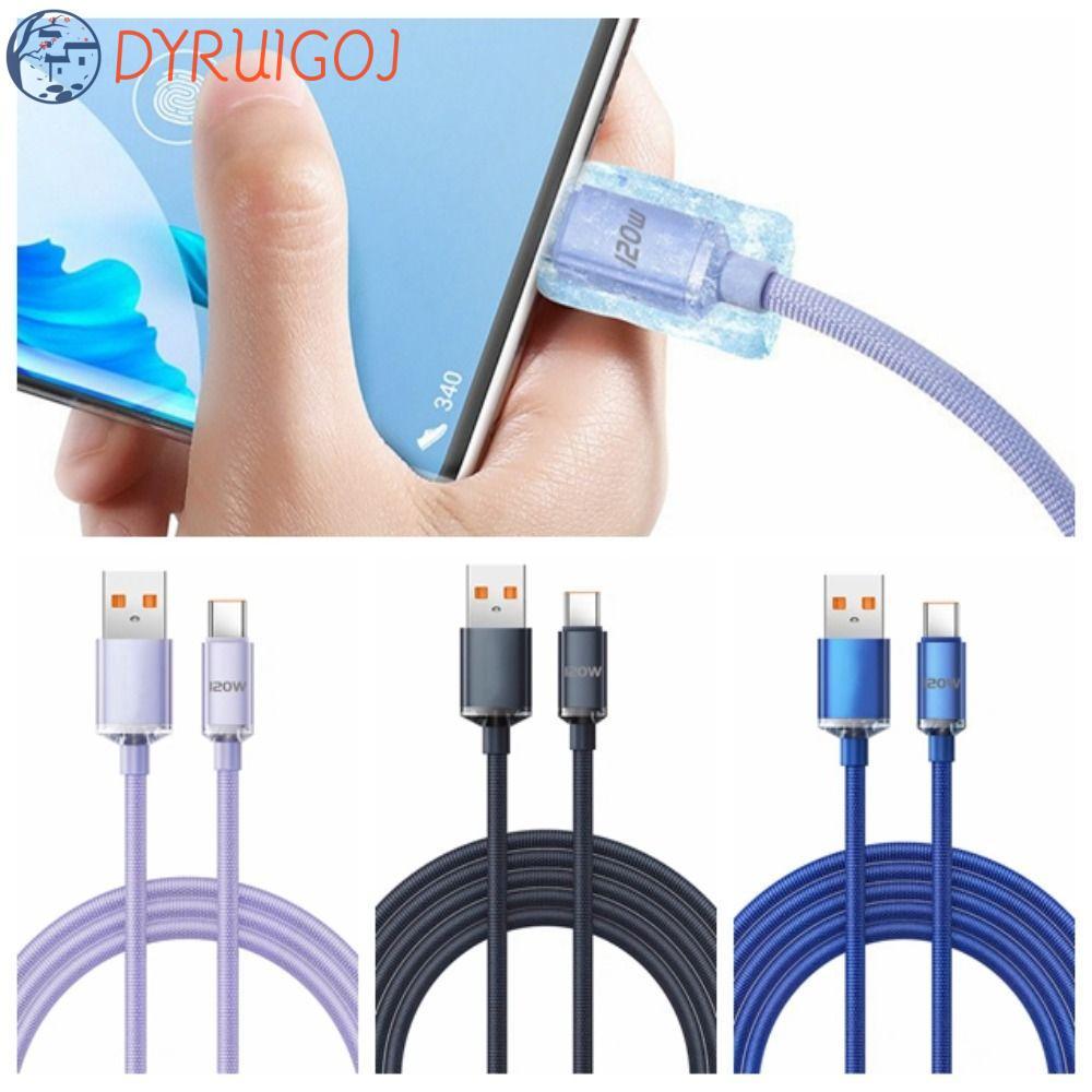 Dây sạc nhanh DYRUIDOJ 120W 6A, Cáp USB Type C USB C 120W USB Type C, Dây sạc điện thoại 120W 6A Phụ