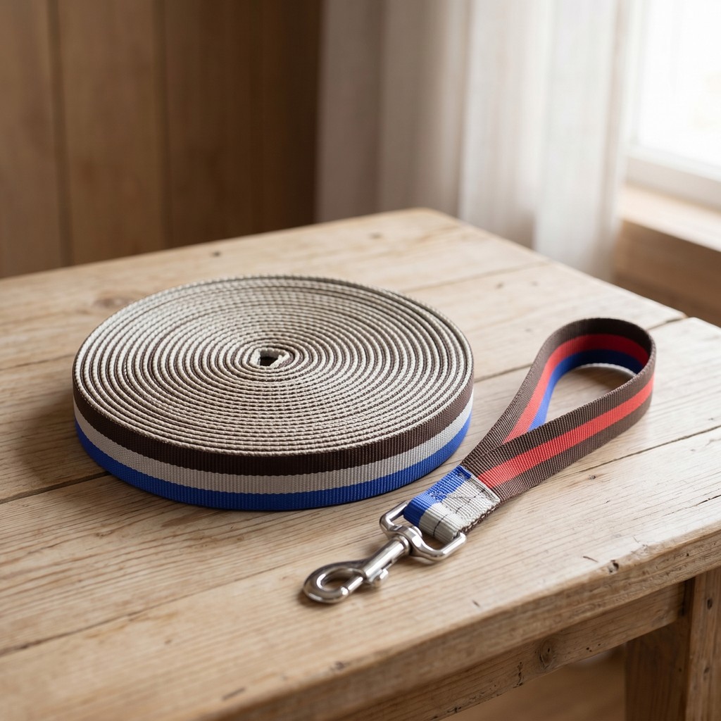 Lunge Line với Snap Hook 8m Dây buộc phẳng Dây dẫn Ngựa Lunge Dây bện Huấn luyện ngựa Dây dẫn tầm xa