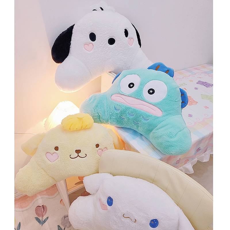 Cute Cartoon Dorm Big Ear Dog Lumbar Support Pillow Office Waist Support Cushion Lumbar Support Pill