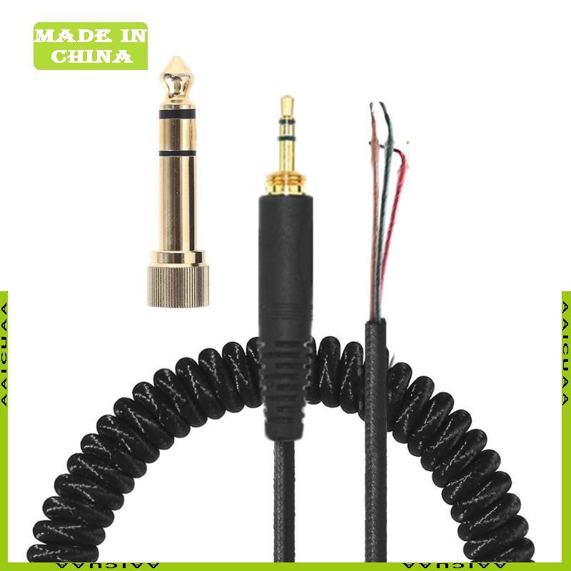 Cáp âm thanh nổi lò xo cuộn thay thế AA cho DT 770 770PRO 990 990PRO