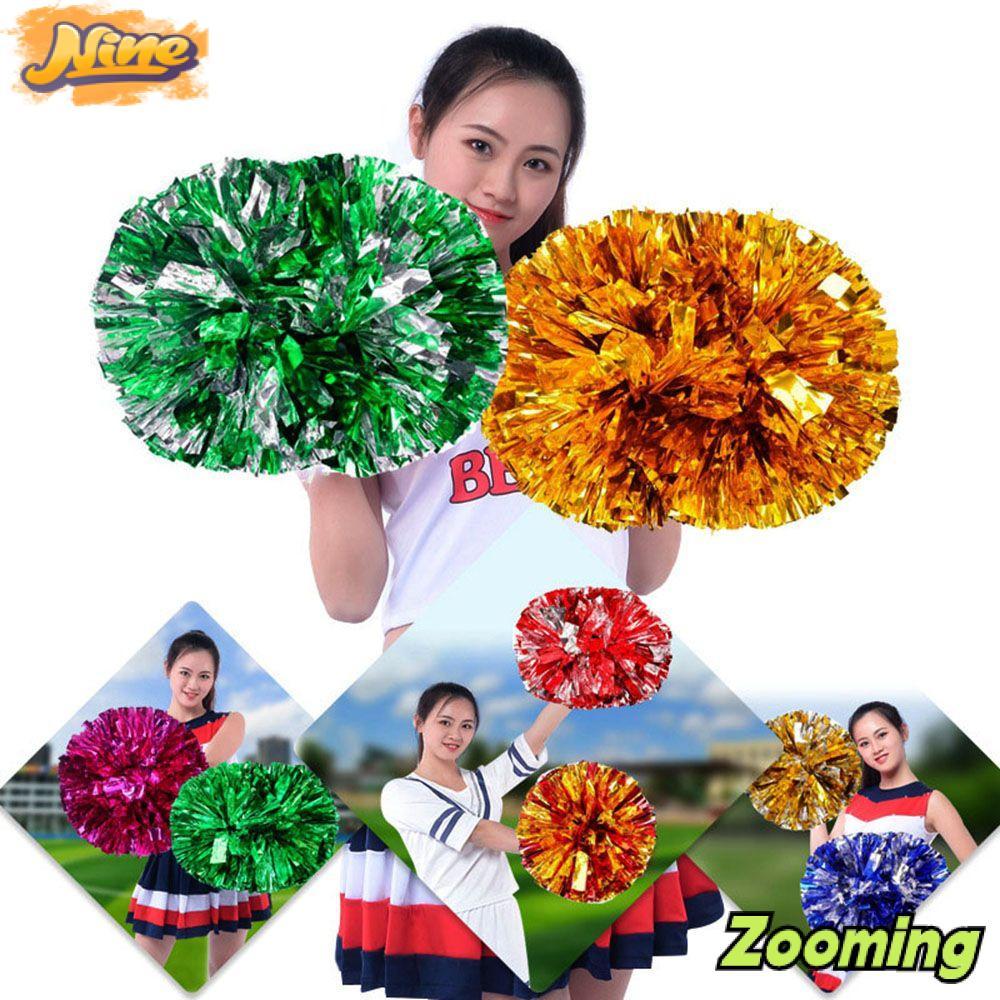 ZOOMING Cổ Vũ Cổ Vũ Bóng Đầm Trang Phục Lạ Mắt Tay Cầm Đôi Lỗ Khiêu Vũ Trang Trí Tiệc