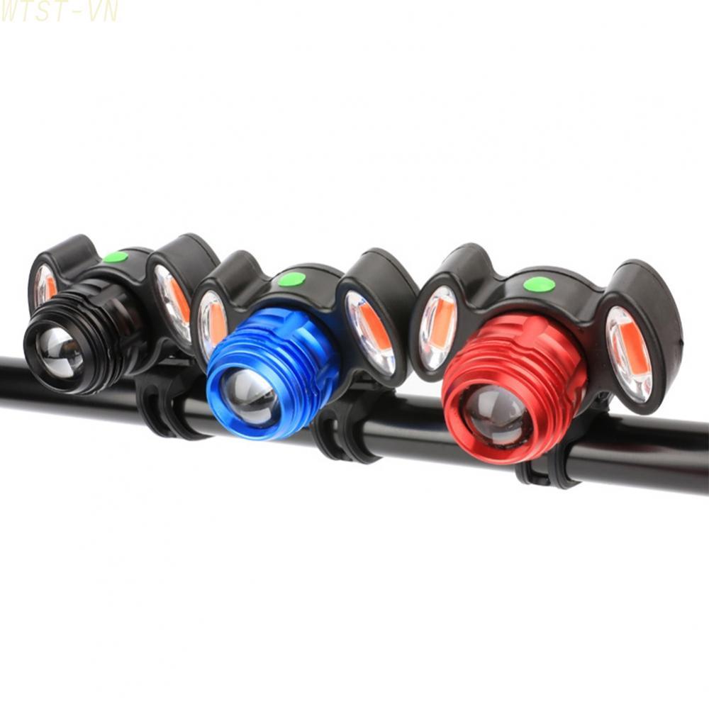 Bicycle Light USB Rechargeable Adjustable Focus Camping Bike Headlight