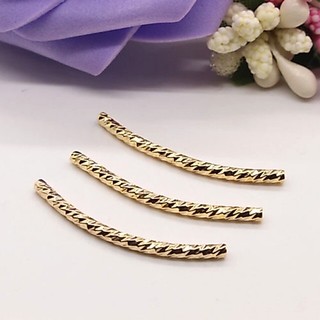 Set 4 Charm ống xoắn cong - KL032 MOCHUONG JEWELRY
