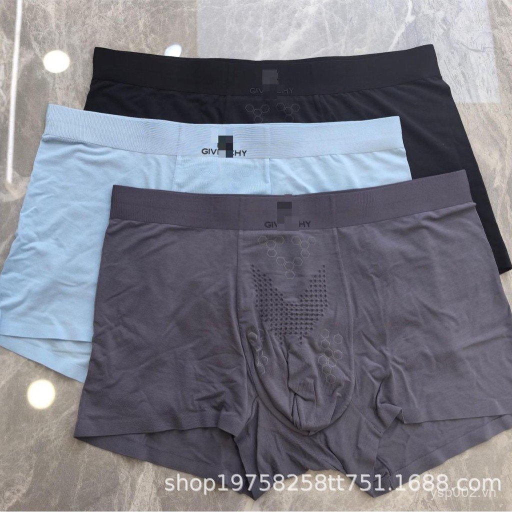 Jijia Hộp Quà Kháng Khuẩn Quần Lót Nam 80 Chiếc Modal Thoáng Khí Liền Mạch Hip Boxers Boxers