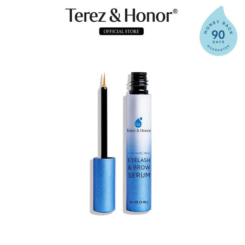 Terez&Honor Advanced Eyelash Serum para Cílios e Sobrancelhas Mais Grossos, Longos e Cheios - Faça C
