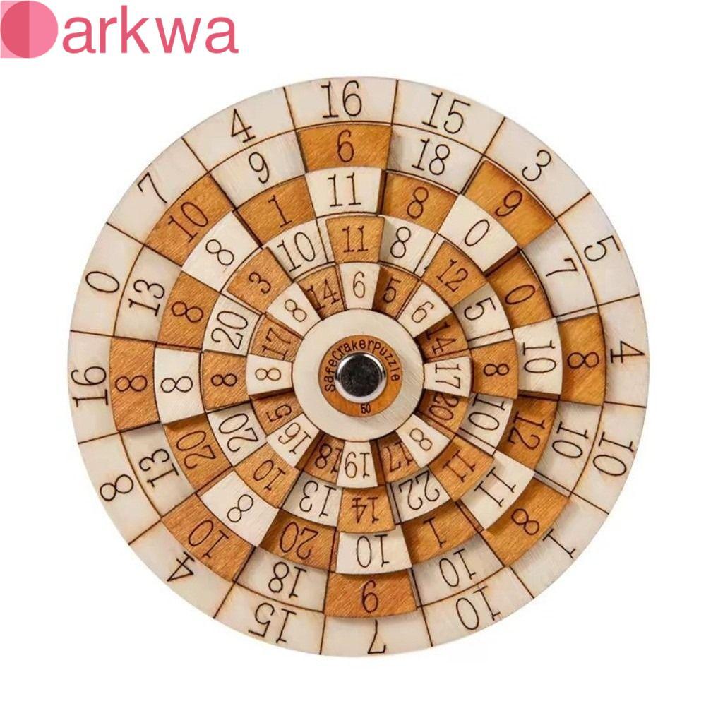 Bảng xếp hình số DARKWA Bàn xoay tròn Huarong Road IQ Test